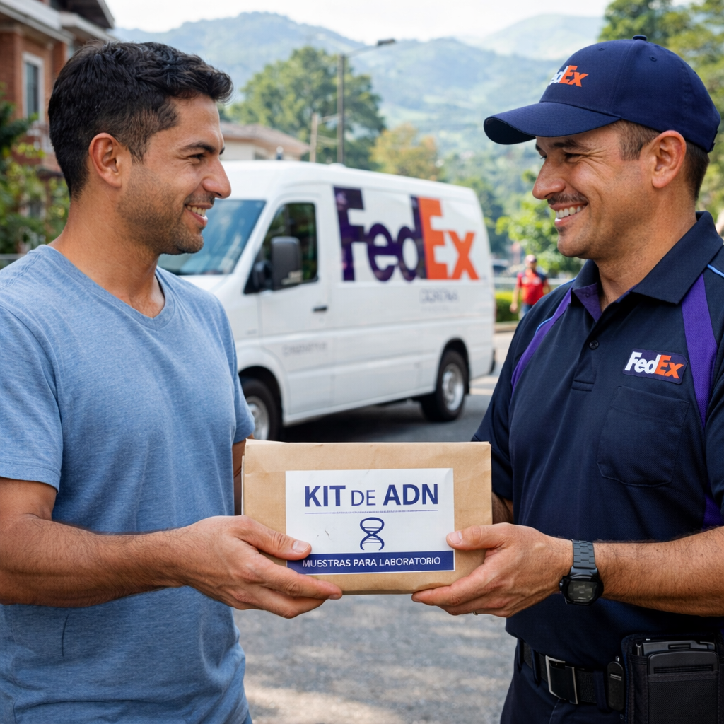Muestra bucal para prueba de ADN en casa